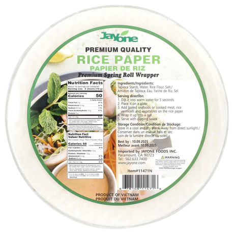 Jayone, Rice Paper, 8.81 oz (250 g) - Supply Center USA