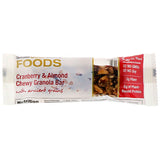 California Gold Nutrition, Foods, Cranberry & Almond Chewy Granola Bars, 12 Bars, 1.4 oz (40 g) Each - Supply Center USA