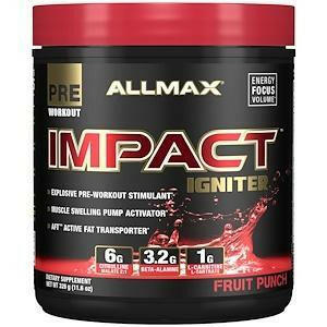 ALLMAX Nutrition, IMPACT Igniter, Pre-Workout, Fruit Punch, 11.6 oz (328 g) - HealthCentralUSA