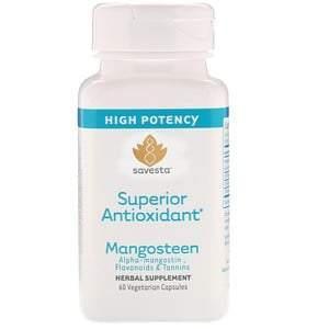 Savesta, Super Antioxidant Mangosteen, 60 Vegetarian Capsules - Supply Center USA