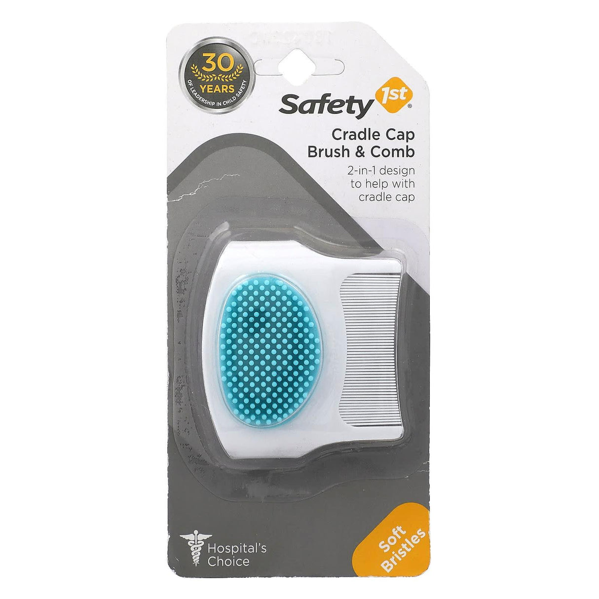 Safety 1st, Cradle Cap Brush & Comb, 1 Count - Supply Center USA