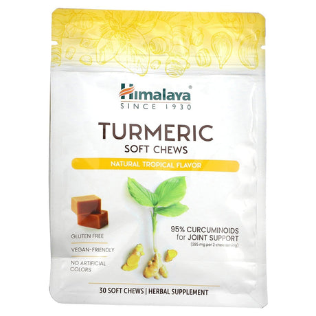 Himalaya, Turmeric Soft Chews, Natural Tropical, 30 Soft Chews - Supply Center USA