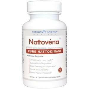 Arthur Andrew Medical, Nattovena, Pure Nattokinase, 200 mg, 30 Capsules - Supply Center USA