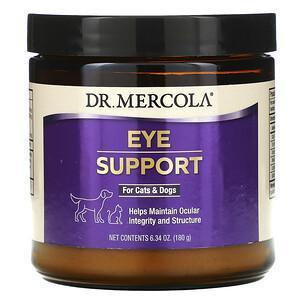 Dr. Mercola, Eye Support For Cats & Dogs, 6.34 oz (180 g) - Supply Center USA