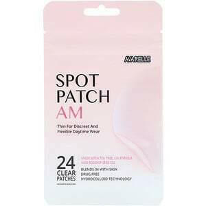 Avarelle, Spot Patch AM, 24 Clear Patches - HealthCentralUSA