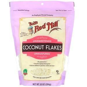 Bob's Red Mill, Coconut Flakes, Unsweetened, Unsulfured, 10 oz (284 g) - Supply Center USA