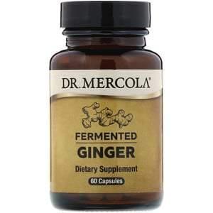 Dr. Mercola, Fermented Ginger, 60 Capsules - Supply Center USA