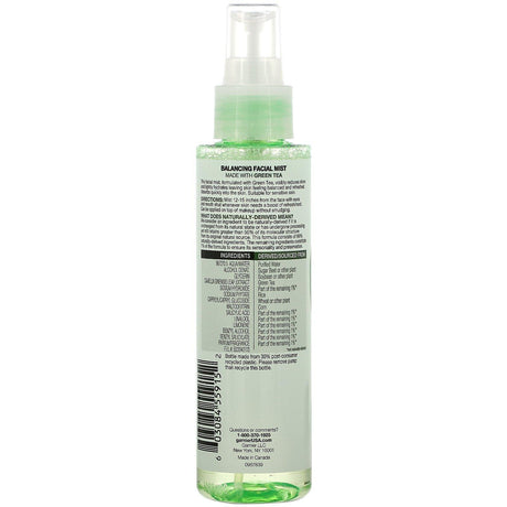 Garnier, SkinActive, Balancing Facial Mist with Green Tea, 4.4 fl oz (130 ml) - Supply Center USA