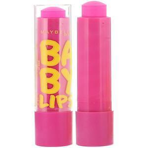 Maybelline, Baby Lips, Moisturizing Lip Balm, 25 Pink Punch, 0.15 oz (4.4 g) - Supply Center USA