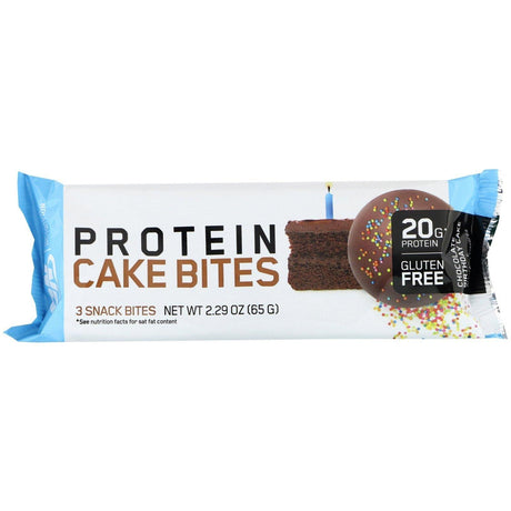 Optimum Nutrition, Protein Cake Bites, Chocolate Birthday Cake, 9 Bars, 2.29 oz (65 g) Each - Supply Center USA