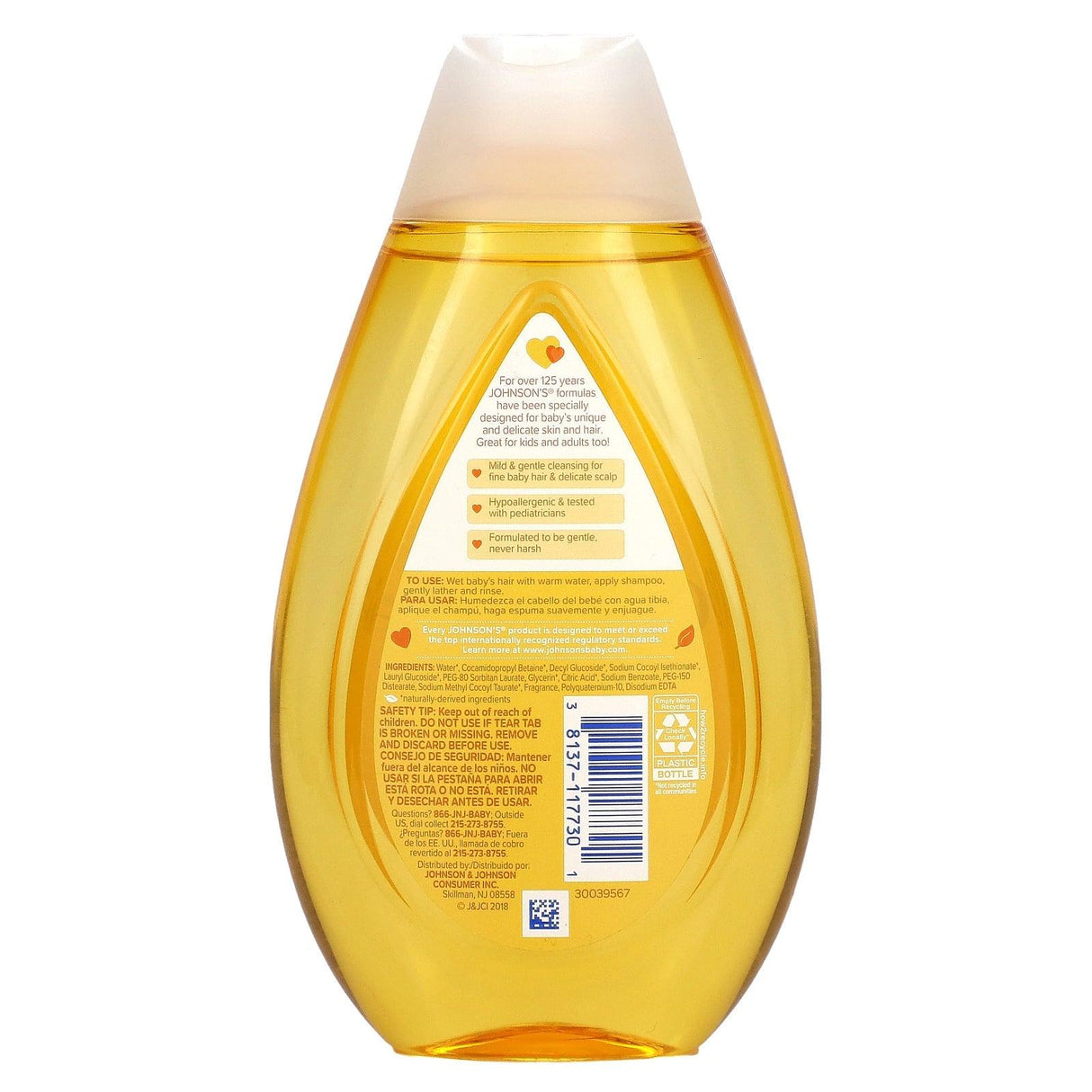 Johnson & Johnson, Baby Shampoo, 13.6 fl oz (400 ml) - Supply Center USA