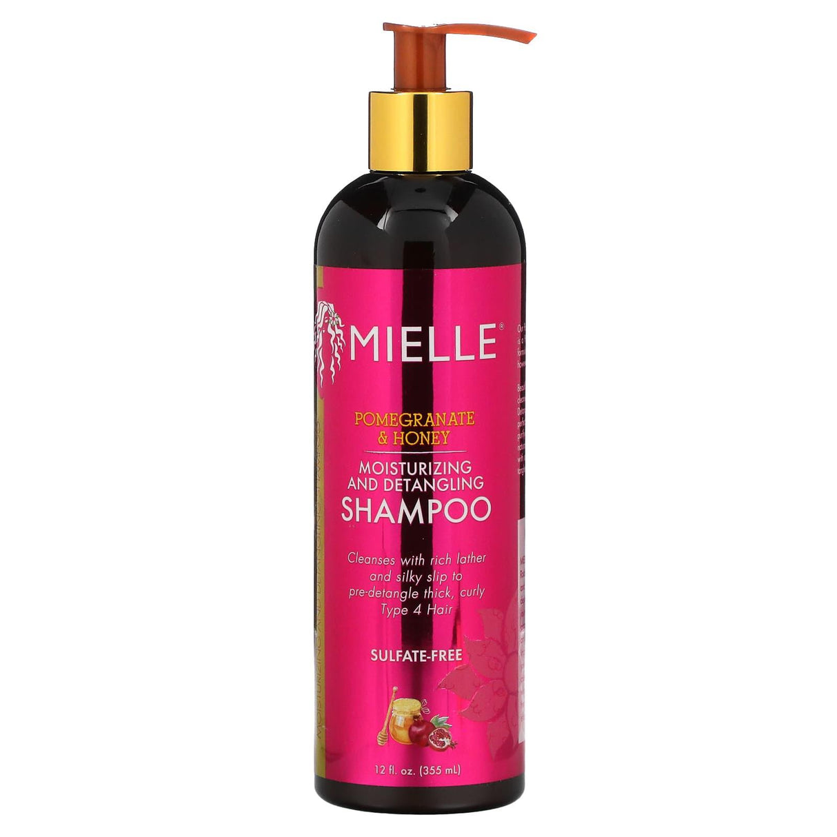 Mielle, Moisturizing and Detangling Shampoo, Pomegranate & Honey, 12 fl oz (355 ml) - Supply Center USA