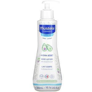 Mustela, Baby, Hydra Baby Body Lotion with Avocado, For Normal Skin, 10.14 fl oz (300 ml) - Supply Center USA