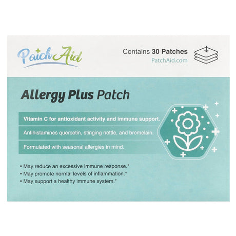 PatchAid, Allergy Plus Patch, 30 Patches - Supply Center USA