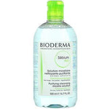 Bioderma, Sebium, Purifying Cleansing Micelle Solution, 16.7 fl oz (500 ml) - Supply Center USA