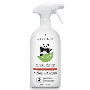 ATTITUDE, All Purpose Cleaner, Pink Grapefruit, 27.1 fl oz (800 ml) - HealthCentralUSA