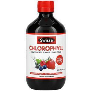 Swisse, Chlorophyll, Mixed Berry Flavor Liquid Tonic, 16.9 fl oz (500 ml) - Supply Center USA