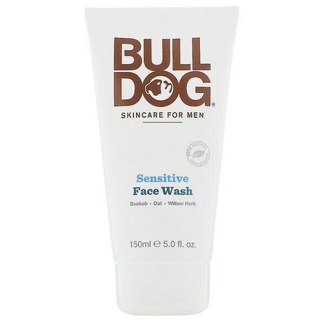 Bulldog Skincare For Men, Face Wash, Sensitive, 5 fl oz (150 ml) - Supply Center USA