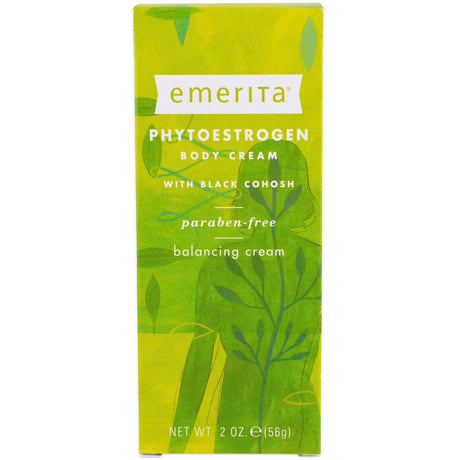 Emerita, Phytoestrogen, Body Cream, 2 oz (56 g) - Supply Center USA