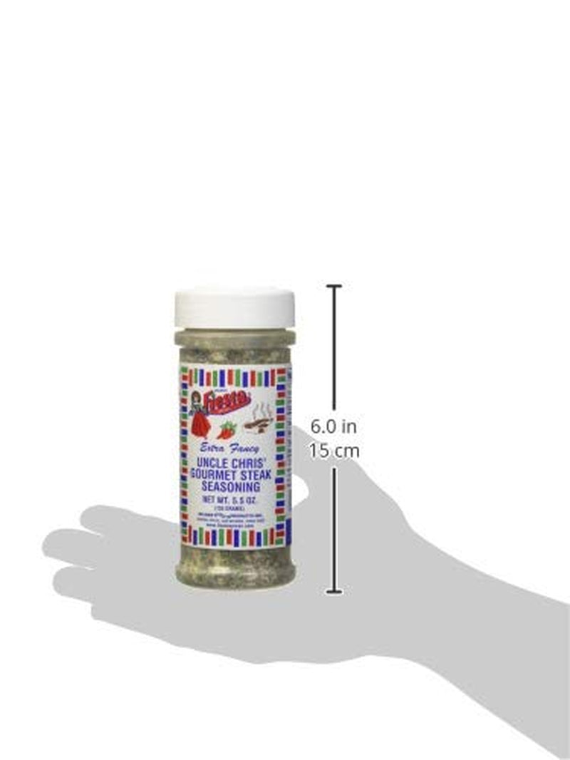 Bolner'S Fiesta Extra Fancy Uncle Chris Steak Seasoning, 5.5 Ounces