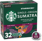 Starbucks K-Cup Coffee Pods, Dark Roast Coffee, French Roast for Keurig Brewers, 100% Arabica, 4 Boxes (96 Pods Total)