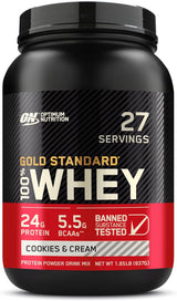 Optimum Nutrition Gold Standard 100% Whey Protein Powder, Double Rich Chocolate, 2 Pound (Packaging May Vary)