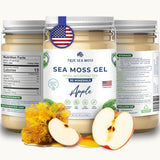 Trueseamoss Wildcrafted Irish Sea Moss Gel –7 Flavors- Nutritious Raw Seamoss Rich in Minerals, Proteins & Vitamins – Antioxidant Health Sea Moss, Vegan Made in USA (MANGO/PINEAPPLE, 1)