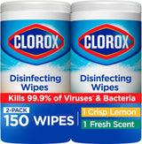 Clorox Disinfecting Wipes Value Pack, Bleach Free Cleaning Wipes, 75 Count Each, Pack of 4