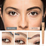 3D Microblading Eyebrow Tattoo Pencil 4 Fork Tip, 2024 Upgrade 3D Waterproof Magic Eyebrow Pencil Microblading Eyebrow Pencil Natural Makeup Fine Stroke Eyebrow Pencil with Micro-Fork Tip - Supply Center USA