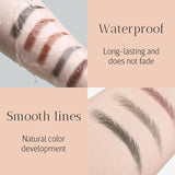 3D Microblading Eyebrow Tattoo Pencil 4 Fork Tip, 2024 Upgrade 3D Waterproof Magic Eyebrow Pencil Microblading Eyebrow Pencil Natural Makeup Fine Stroke Eyebrow Pencil with Micro-Fork Tip - Supply Center USA
