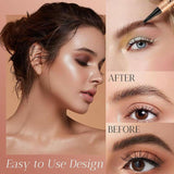 3D Microblading Eyebrow Tattoo Pencil 4 Fork Tip, 2024 Upgrade 3D Waterproof Magic Eyebrow Pencil Microblading Eyebrow Pencil Natural Makeup Fine Stroke Eyebrow Pencil with Micro-Fork Tip - Supply Center USA