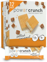 Power Crunch Protein Wafer Bars, High Protein Snacks with Delicious Taste, Red Velvet, 1.4 Ounce (12 Count)