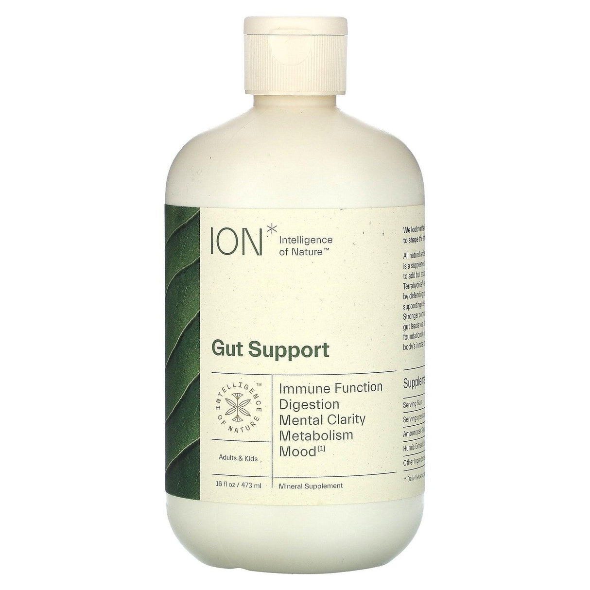 ION Intelligence of Nature, Gut Support, 16 fl oz (473 ml) - Supply Center USA