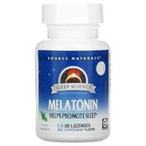 Source Naturals, Sleep Science, Melatonin, Peppermint, 2.5 mg, 60 Lozenges - Supply Center USA