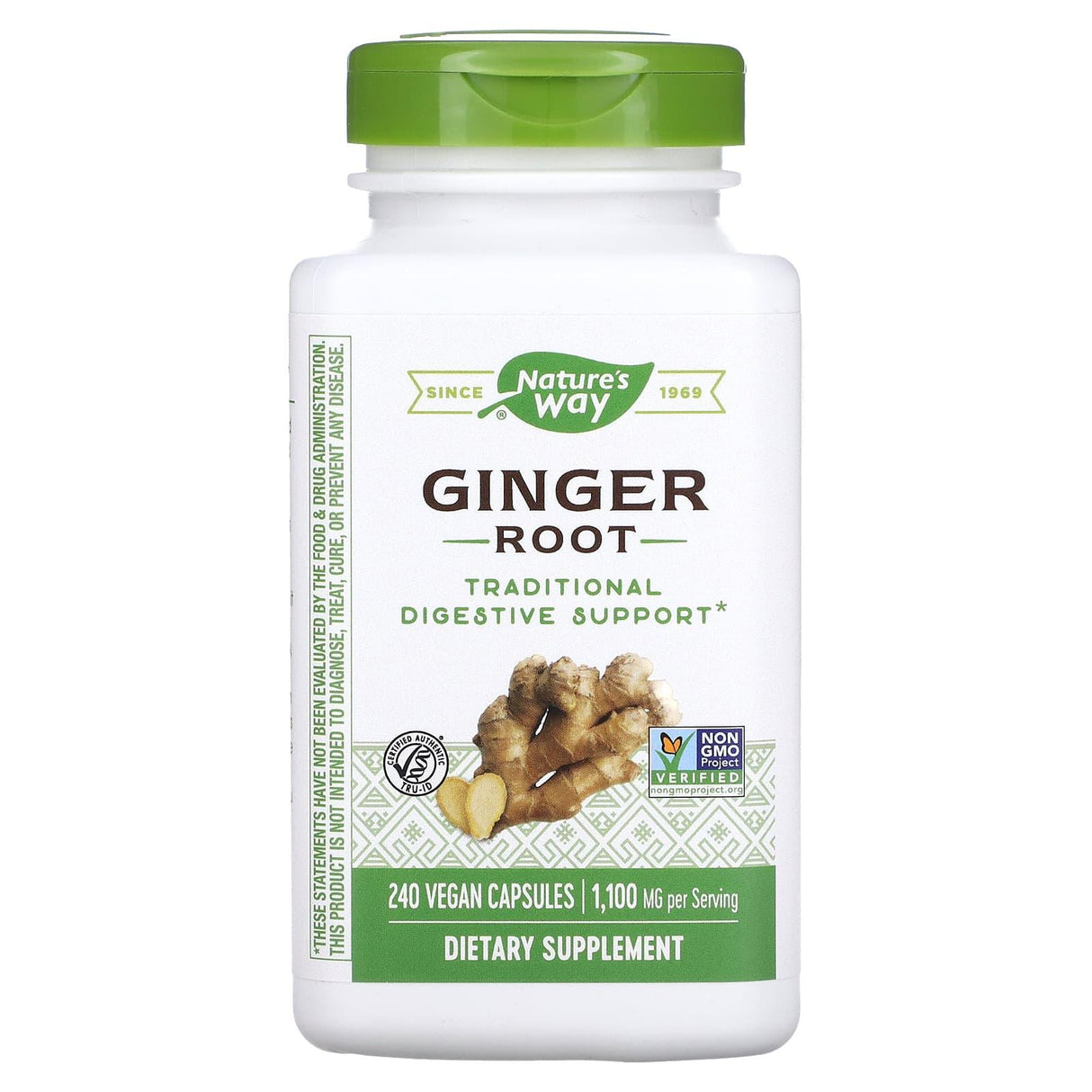 Nature's Way, Ginger Root, 550 mg, 180 Vegan Capsules - Supply Center USA