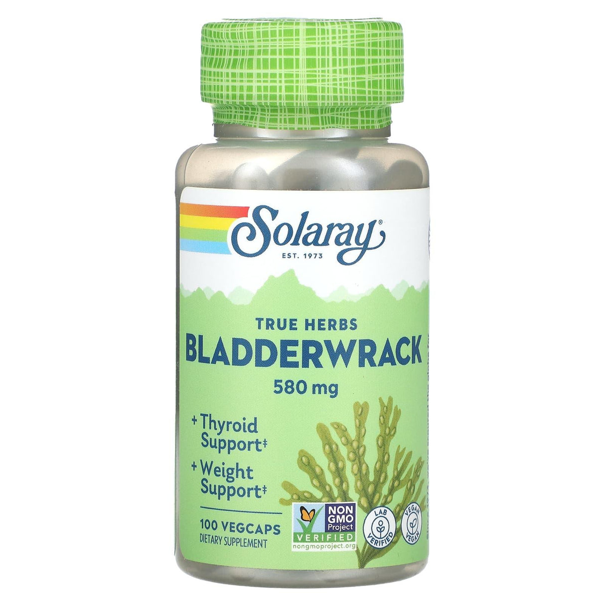 Solaray, True Herbs, Bladderwrack, 580 mg, 100 VegCaps - Supply Center USA