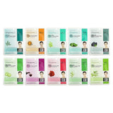 Dermal, Collagen Essence Sheet Masks, Calming, Assorted, 10 Sheet Masks, 0.81 oz (23 g) Each - Supply Center USA