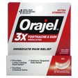 Orajel, 3X Medicated For Toothache & Gum Gel, Extra Strength, 0.25 oz (7 g) - Supply Center USA