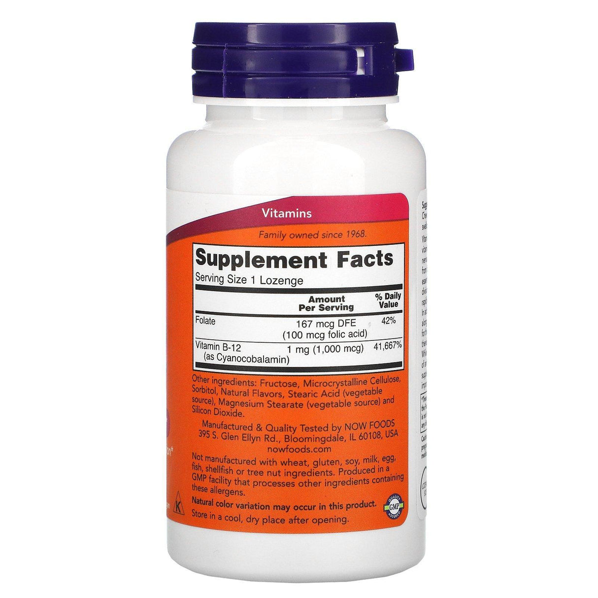 Now Foods, B-12, 1,000 mcg, 250 Lozenges - Supply Center USA