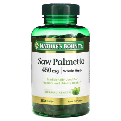 Nature's Bounty, Saw Palmetto, 450 mg, 100 Capsules - Supply Center USA