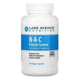 Lake Avenue Nutrition, NAC, N-Acetyl Cysteine with Selenium & Molybdenum, 600 mg, 120 Veggie Capsules - Supply Center USA