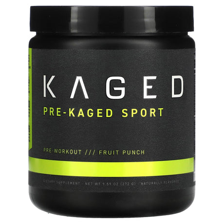 Kaged, Pre-Kaged, Sport Pre-Workout, Blue Raspberry, 9.24 oz (262 g) - Supply Center USA