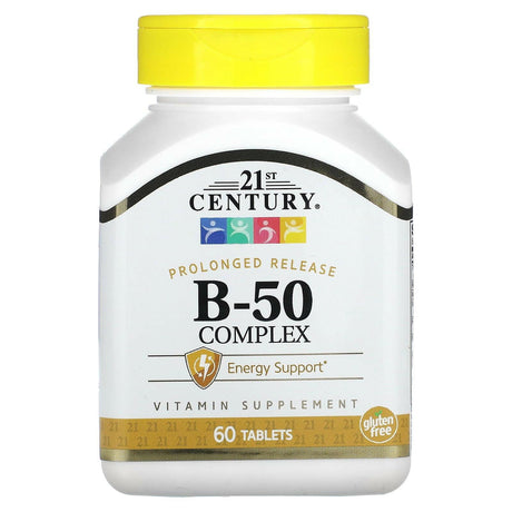 21st Century, B-50 Complex, Prolonged Release, 60 Tablets - Supply Center USA