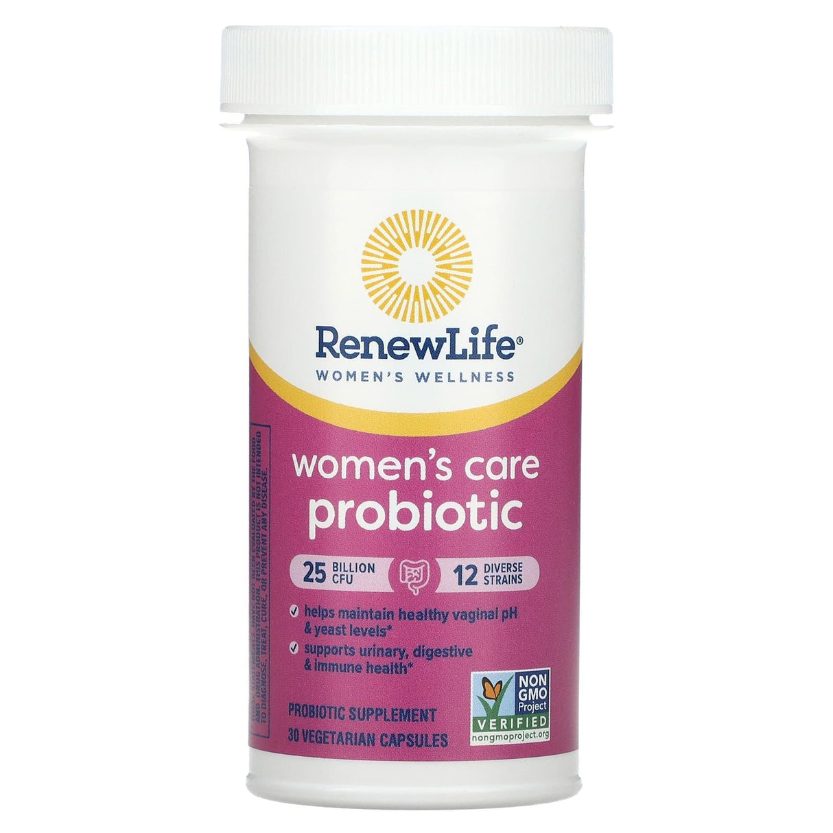 Renew Life, Ultimate Flora, Women's Care Probiotic, 90 Billion Live Cultures, 30 Vegetarian Capsules - Supply Center USA