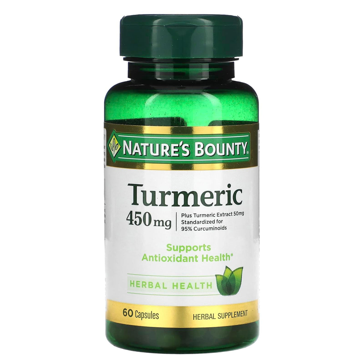 Nature's Bounty, Turmeric, 450 mg, 60 Capsules - Supply Center USA