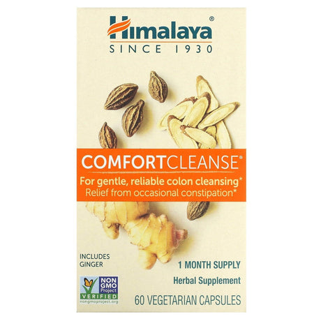 Himalaya, Comfort Cleanse, 60 Vegetarian Capsules - Supply Center USA