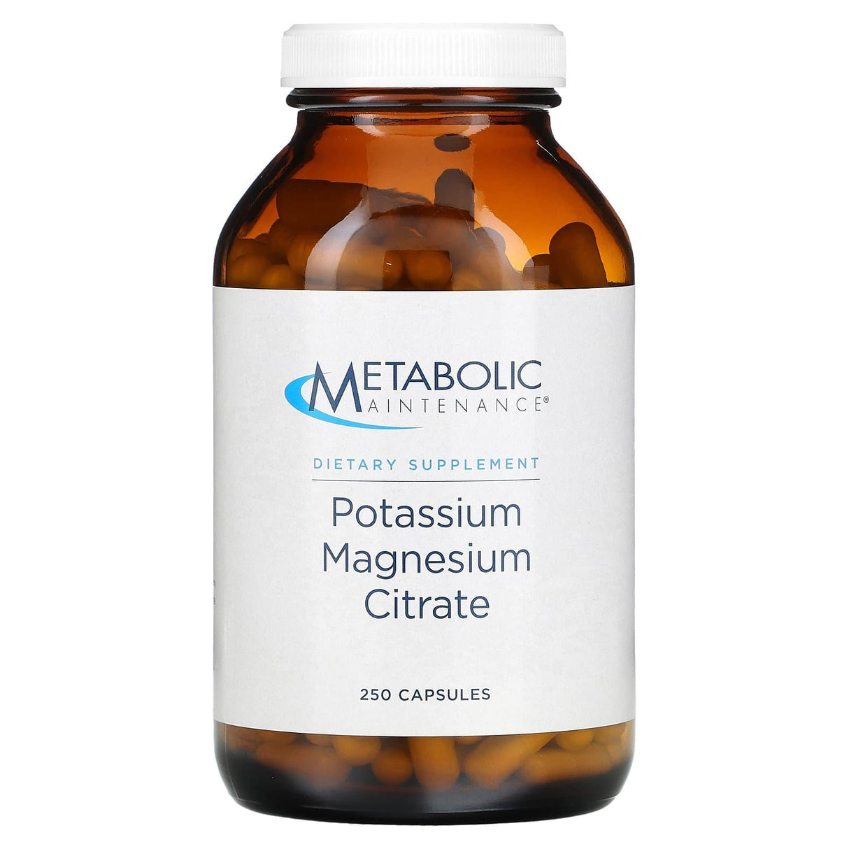 Metabolic Maintenance, Potassium Magnesium Citrate, 250 Capsules - Supply Center USA