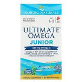 Nordic Naturals, Ultimate Omega Junior, Ages 6-12, Strawberry, 680 mg, 90 Mini Soft Gels - Supply Center USA