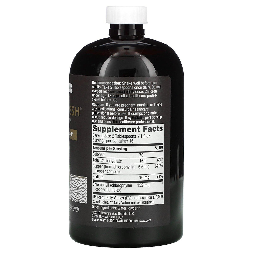 Nature's Way, Chlorofresh, Liquid Chlorophyll, Unflavored, 16 fl oz (480 ml - HealthCentralUSA