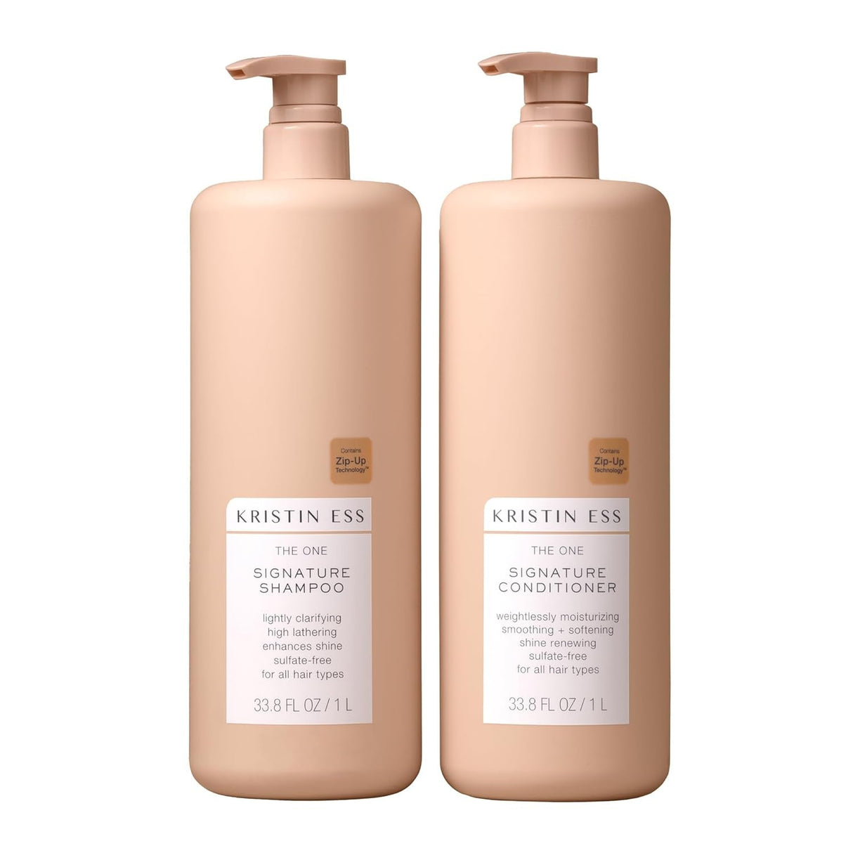 Kristin Ess Hair the One Signature Conditioner for Dry Damaged Hair - Moisturizes, Smooths, Detangles + Softens Hair - Sulfate Free, Color + Keratin Safe, 33.8 Fl. Oz